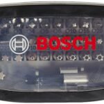 Bosch 32tlg. Schrauberbit Set Extra Hart (Kreuzschlitz-, Pozidriv-, Hex-, T-, TH-, S-Bit, Zubehör Bohrschrauber und Schraubendreher)