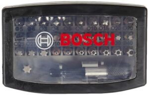 Bosch Professional 32tlg. Schrauberbit-Set Extra-Hart mit Schnellwechselhalter