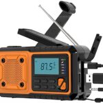 Tendak Kurbelradio mit Handyladefunktion, Notfallradio FM AM SW mit 4000mAh Wiederaufladbare/SOS Alarm/Taschenlampe & Leselampe, Solar Radio für Camping, Ourdoor