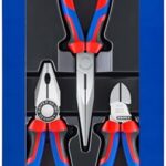 KNIPEX Montage-Paket, 3-teilig, 160 bis 200 mm, Grundausstattung für unterwegs, Zangenset, Werkzeugset, 00 20 11