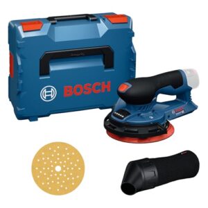 Bosch Professional 12V Akku-Exzenterschleifer GEX 12V-150-3 (inkl. Schleifteller, Schleifblatt, Schutzring, Staubbeutel, L-BOXX 162)