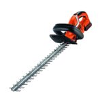 Black+Decker Akku Heckenschere (mit E-Drive Technologie zum Schneiden harter und dicker Äste sowie mittlerer bis großer Hecken – 18mm Schnittstärke – 18V – 2,6kg leicht) GTC1845L20, Schwarz, Orange