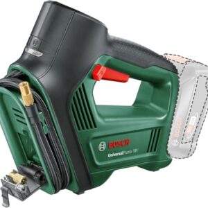 Bosch elektrische Luftpumpe Luftkompressor UniversalPump 18V (ohne Akku, 18 Volt System, für Auto-, Motorrad- und Fahrradreifen, 150 PSI, 10.3 Bar, im Karton)