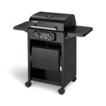 Enders® Elektrogrill eFLAVOUR 2 Turbo, doppelwandige Garhaube, integriertes Thermometer, abklappbare Seitenablagen, 3kW Turbo Zone™, 2 Heizzonen je 1500 Watt, Switch Grid™, Simple CLEAN™ #97156