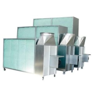 MST-DESIGN Absauganlage Mobile Farbnebelabsauganlage Farbnebelabsaugung Spritzwand 2600 x 2000 x 600 mm I NEU