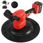 TAHALI Elektrischer Trockenbauschleifer, handgehaltener Trockenbauschleifer mit Variabler Geschwindigkeit, Betonzementmörtelkelle, Wandoberflächenglättungspoliermaschine