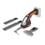 WORX WG801E.91 Heckenschere 20V - 4 in1 Multiwerkzeuge für Heckenschere, Rasenmäher, Heckenschneider und Schuppen - Einfacher Klingenwechsel - PowerShare kompatibel - ohne Akku & Ladegerät