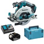 Makita DHS 680 RT1J Akku Handkreissäge 18 V 165 mm Brushless + 1x Akku 5,0 Ah + Ladegerät + Makpac