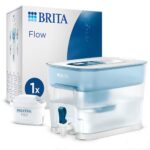 BRITA Flow Wasserfilter XXL (8,2l) inkl. 1x MAXTRA PRO Pure Performance Kartusche – Wasserspender mit Filter für Kühlschrank & großem Fassungsvermögen filtert Verunreinigungen & mehr