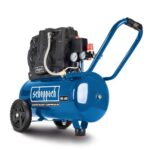 Scheppach HC25Si Super-Silent Kompressor Leisekompressor | 1100W Leistung | 8bar Arbeitsdruck | 24L Kessel | ölfrei & wartungsarm | Ansaugleistung 230 L/min Doppelzylinder | inkl. Fahrvorrichtung