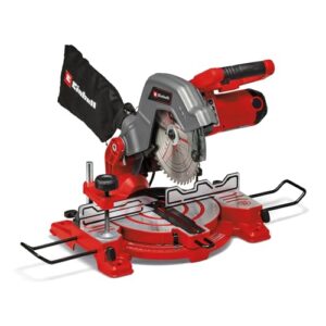 Einhell Kapp-Gehrungssäge TC-MS 216 (1600 W, max. 60 mm x 120 mm Schnitttiefe/-breite, Ø 216 mm Sägeblatt, neigbarer Sägekopf, Drehtisch mit Schnellverstellung)