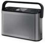 SHARP DR-P540(GY) Osaka Tragbares Digitalradio – DAB+/FM, Bluetooth 5.3, BestTune-Technologie, 120 Radiosender-Speicherplätze, USB-C Ladeanschluss, 12 Std Akkulaufzeit, 2,4 Zoll Farbdisplay – Grau