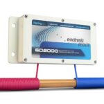 iSpring ED2000 Elektronischer Wasserentkalker, alternativer Wasserenthärter, Wasseraufbereiter für hartes Wasser, reduziert Kalkablagerungen