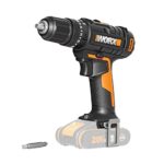 WORX WX370.9 Akku Schlagbohrschrauber 20V - 50Nm, 2-Gang-Getriebe & LED-Licht - zum Schrauben, Bohren & Schlagbohren – 20 Drehmomentstufen + Bohrstufe + Schlagfunktion – ohne Akku & Ladegerät