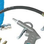 Aircraft Druckluft-Set DWS 6, 6-teilig (1 Blaspistole, 1 Reifenfüller SD, 1 Spiralschlauch, 3 Adapter) 2102006