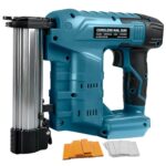 Akku Brad Nagler Kompatibel mit Makita 18V Batterie, Upgrade 18GA 2-in-1 Akku Tacker Nagelpistole, Bürstenlos Elektrotacker mit 1000 Nägeln und 1000 Klammern für Heimwerker & Holzbearbeitung