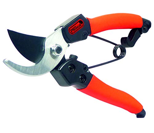 Garten Primus Gartenschere, Rosenschere, Rebschere, Damenschere, schwarz/orange, 17,7 x 4,8 x 1,6 cm, 01020