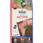 bosch HPC Active | Hundetrockenfutter für ausgewachsene Hunde aller Rassen mit gesteigerter Aktivität | 1 x 15 kg,Geflügel