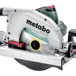 metabo Handkreissäge KS 85 FS - 2000 W, 235 mm Sägeblatt-Ø, 85 mm Schnitttiefe, 4500 U/min - Extrem leichte Aluminium-Führungsplatte, rutschfester Softgrip - Inkl. Kunststoffkoffer und Zubehör