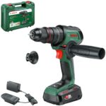 Bosch Akku-Schlagbohrschrauber AdvancedImpact 18V-80 QuickSnap (zum Schlagbohren und Schrauben; 18V System; bürstenloser Motor; 82 Nm; 13-mm-Metallbohrfutter; Akku und Ladegerät)
