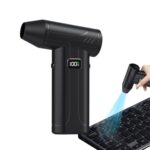 Staubgebläse, tragbar, 100.000 U/min, elektrisches Luftgebläse, kabellos, Hochgeschwindigkeitsreiniger für Haus, Büro, Werkstatt, Garage, Garten, Camping, Outdoor