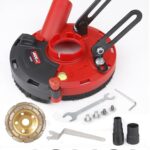 Aidelife Absaughaube für Winkelschleifer 125mm + Diamant-Schleiftopf 125mm für Beton