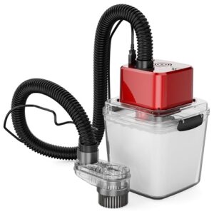 CNC Fräsmaschine Staubabsaugung, Luftfiltersystem und leistungsstarke Absaugung 6000Pa, große Kapazität 2.8L CNC Staubsauger Kit Kompatibel mit TTC450 Serie