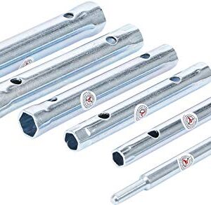 BGS Diy 85814 | Rohrsteckschlüssel-Satz | 6-tlg. | SW 8 x 9 - 16 x 17 mm | metrisch