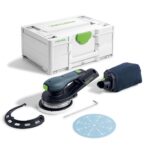 Festool Akku-Exzenterschleifer ETSC 2 150-Basic mit M8 Schleifteller D:150mm MULTI-JET-Stream 2 (weich W-HT) im Systainer SYS3 M 187