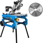 Güde 55174 GFO 1401 Tisch Kapp Gehrungssäge (1400W, Sägeblatt Durchmesser 216mm, Hartmetallsägeblatt, Schwenktisch)