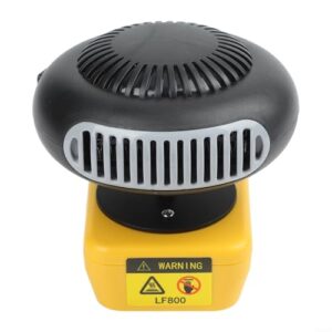 Glomc Tragbare Lithium-Batterie-Heizung für schnelle 3-Sekunden-Wärme, kabelloses Heiß- und Kaltluftgebläse zum Entnebeln von Autos, Camping und Outdoor, mit Überhitzungsschutz (HotBlower-MWQ-2USB)