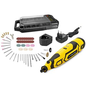 TROTEC Akku-Multifunktionswerkzeug PMTS 01-12V | mit 51-teiligem Zubehör-Set | 7-stufige Drehzahlvorwahl