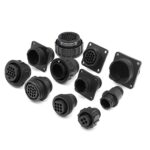 WXOSET 1/5/20/50 Sätze automatischer Sensorsteckverbinder vom Typ AMP/TE mit 4/9/14 Pins, kompatibel mit SMEMA-Automobilsteckern, mit den Pins 182649-1, 206043-1, 182916-1, 183079-1(4P Female Set,50 S