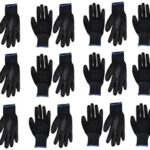 Ogrifox Unisex BB Schutzhandschuhe, schwarz, 24 Paar- Size L(9)