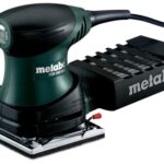 metabo Sander FSR 200 Intec - 200 W, 114 x 102 mm Schleifplatte, Schwingzahl 26000/min - Staubauffangkassette, Softgrip, langlebig und handlich - Ideal für präzises Schleifen - Inkl. Kunststoffkoffer