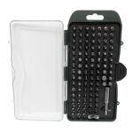 Brüder Mannesmann Bitsatz, 100-teilig - Bit-Set aus Chrom-Vanadium-Stahl - mit allen gängigen Bits, Sicherheitsbits, magnetischem Bithalter und Adaptern | M29892