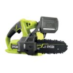 RYOBI 18 V ONE+ Akku-Kettensäge RY18CS20A-0 (Schwertlänge 20 cm, Kettengeschwindigkeit 4,5 m/s, robustes Kettenspannsystem, ohne Akku & Ladegerät im Karton)
