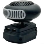 ComfyHarbor Tragbare Dual-Modus-Batterie-Heizung mit warmer und natürlicher Luft, 360 ° drehbar, USB-Ladeanschlüsse, kompatibel mit kabellosen 18 V/20 V Lithium-Akku-Elektrowerkzeugen (HotBlower-MT