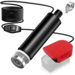 Tiefbrunnenpumpe für Einhell 18V Power X-Change Akku, 500GPH Tauchpumpe für Pool Draining, Garden, Pond, Deep Well