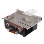 Mini-Tischsäge, Bandschleifer, Multifunktions-Tischsäge, 10000r/min,7 Gänge Geschwindigkeit,mit 4 Sägeblätter,10xSchleifriemen, für Tischler, Heimwerker und andere,13.58x12.6x7.87inch