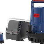 Güde 58567 Akku Regenfasspumpe 18-0 (18V, 2000 l/h, max. Förderhöhe 7 m, Kabellänge 3 m, max. Eintauchtiefe 2,5 m)