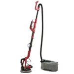 Arebos Trockenbauschleifer 750W | Langhalsschleifer Wand- & Deckenschleifer Ø225mm | Teleskopstange, LED, Absaugsystem, Schwenkbarer Kopf | inkl. 6 Schleifscheiben & Koffer