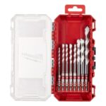 Milwaukee 8-teiliges Multi-Material-Bohrer-Set 2 mit Packout-kompatiblen Koffer