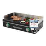 MEDION Tischgrill elektrisch mit Dual-Zonen-System (2400 Watt Elektrogrill, 2 abnehmbare Platten, individuelle Temperaturregelung, LED-Statusanzeige, IPX4-Schutz, MD12027)