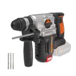 WORX NITRO WX380.9 Akku-Bohrhammer 20V - zum Bohren, Hammerbohren & Meißeln - bürstenloser Motor - stufenlose Drehzahleinstellung - verschiedene Stoff kompatibel - ohne Akku & Schnellladgerät
