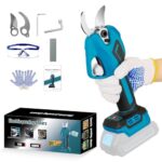 Elektrische Gartenschere für Makita 18V Akku, Akku Astschere 600W Professionelle, Handgeführte Bürstenloser Motor Gartenschere mit 20-35mm Schnittdurchmesser und LED Schnittzählerm (Keine Batterie)