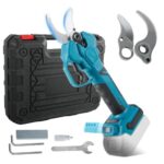 Akku Astschere Elektrische Gartenschere 50mm kompatibel mit Makita 18V Akku Drahtlose mit LCD Anzeige Obstbaumschere von Baumzweige, Blumen (ohne Batterie)