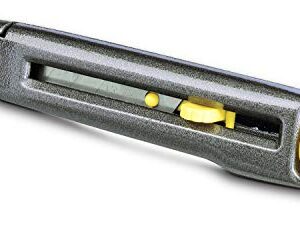 Stanley Cutter-Messer InterLock 1-10-018 (18 mm Klingenbreite, 165 mm Klingenlänge, Metall-Korpus mit patentierter InterLock-Verbindung, einfacher, werkzeugloser Klingenwechsel)