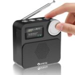 Romicta DAB/DAB+ Radio mit Bluetooth 5.0, tragbares Digitalradio mit UKW, Farbdisplay, MicroSD-Karten-Slot, Wecker & Timer, wiederaufladbar, ideal für Zuhause & unterwegs