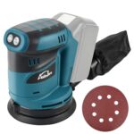 AUTOJARE Bürstenloser Exzenterschleifer Kompatibel mit Makita 18V Batterie 6 Leistungsstufe Exenterschleifmaschine 125MM Schwingschleifer zum Schleifen, Polieren, Oberflächen glätten (ohne Akku)